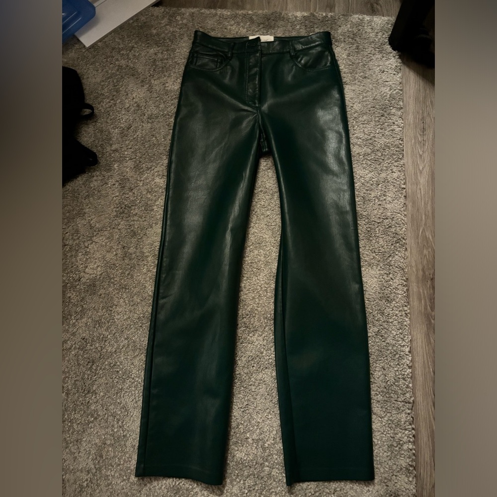 aritzia melina leather pants